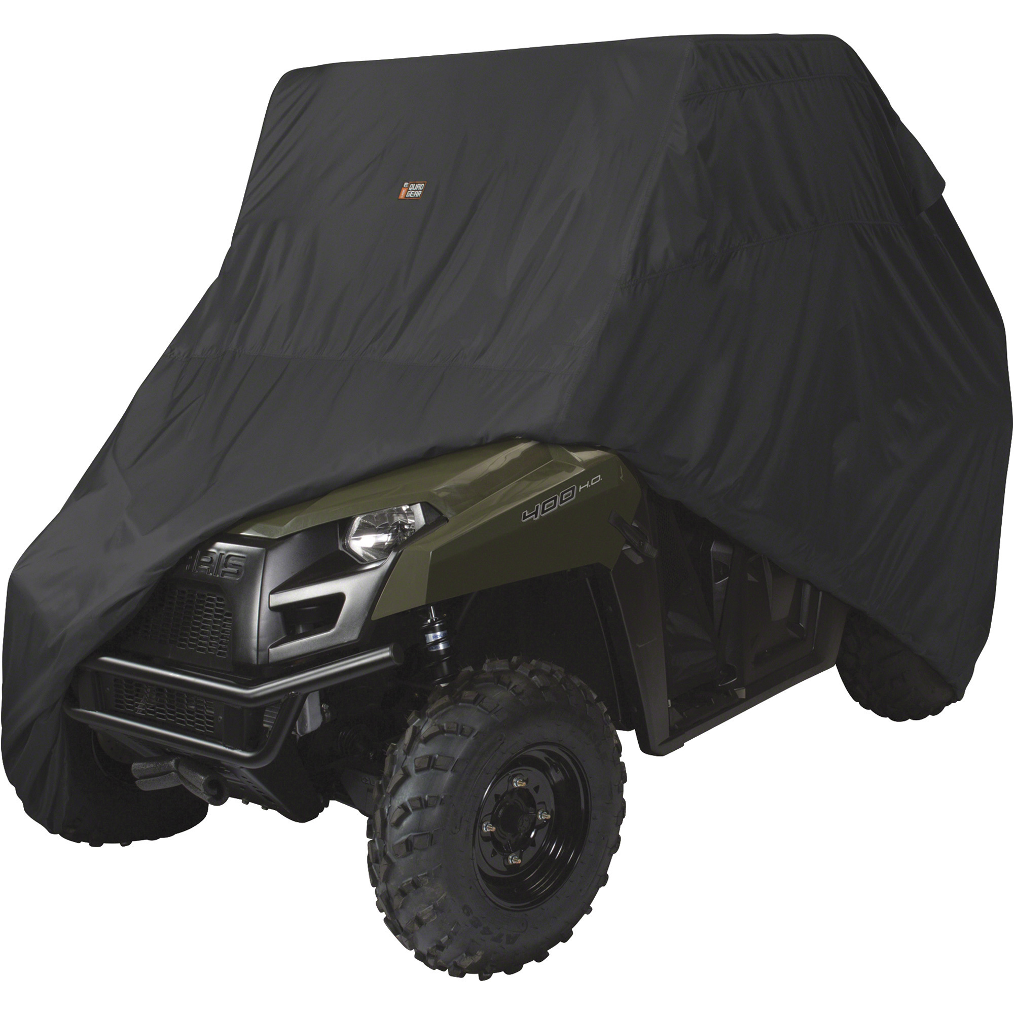 Classic Accessories QuadGear UTV Storage Cover, Black, Fits Large 2-3 Passenger UTVs up to 125in.L x 64in.W x 70in.H, Model# 18-071-050401-00